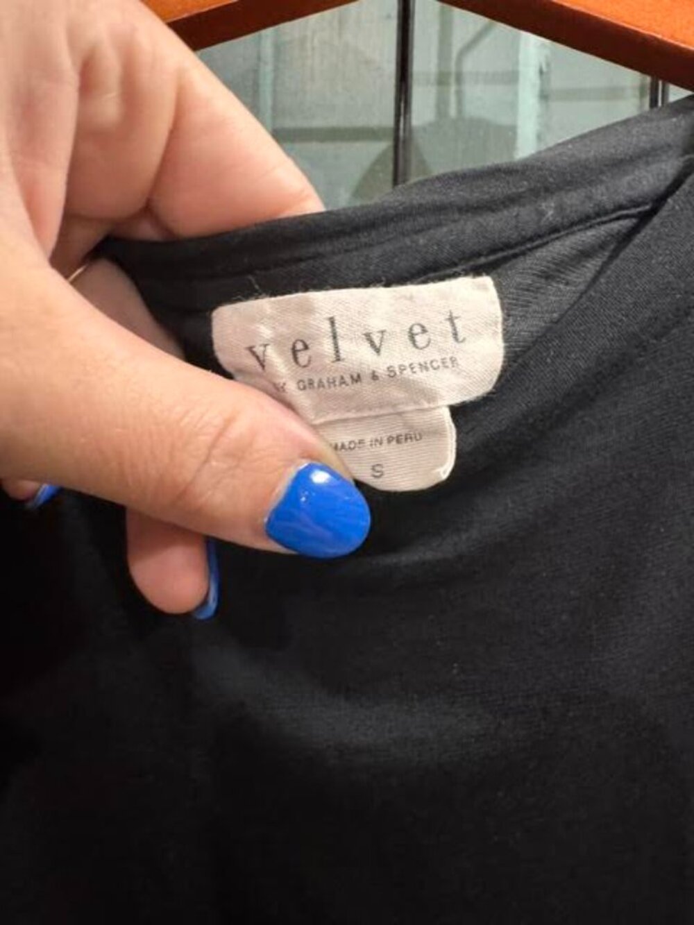 Velvet basic fitted womens tee - Picture 2 of 3